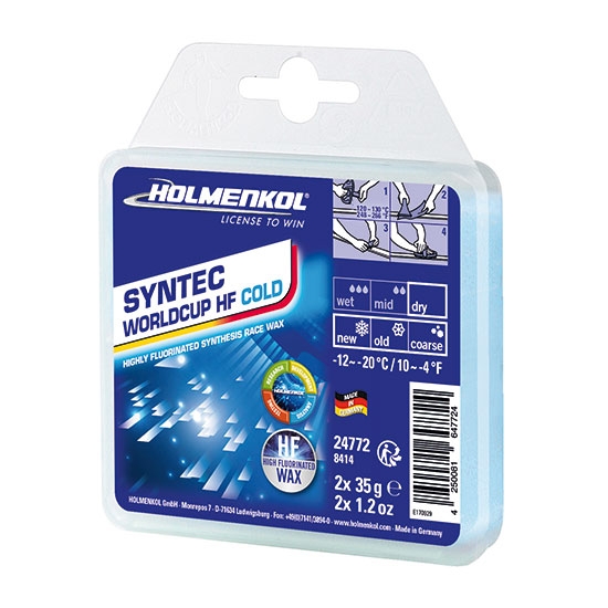 Holmenkol fluor wax SYNTEC WorldCup HF - COLD