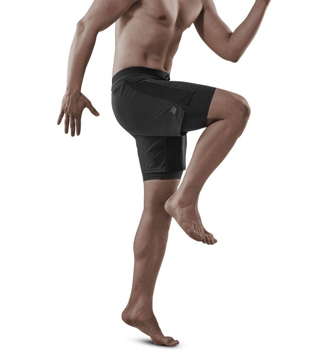 Cep MEN Training 2in1 compression shorts black