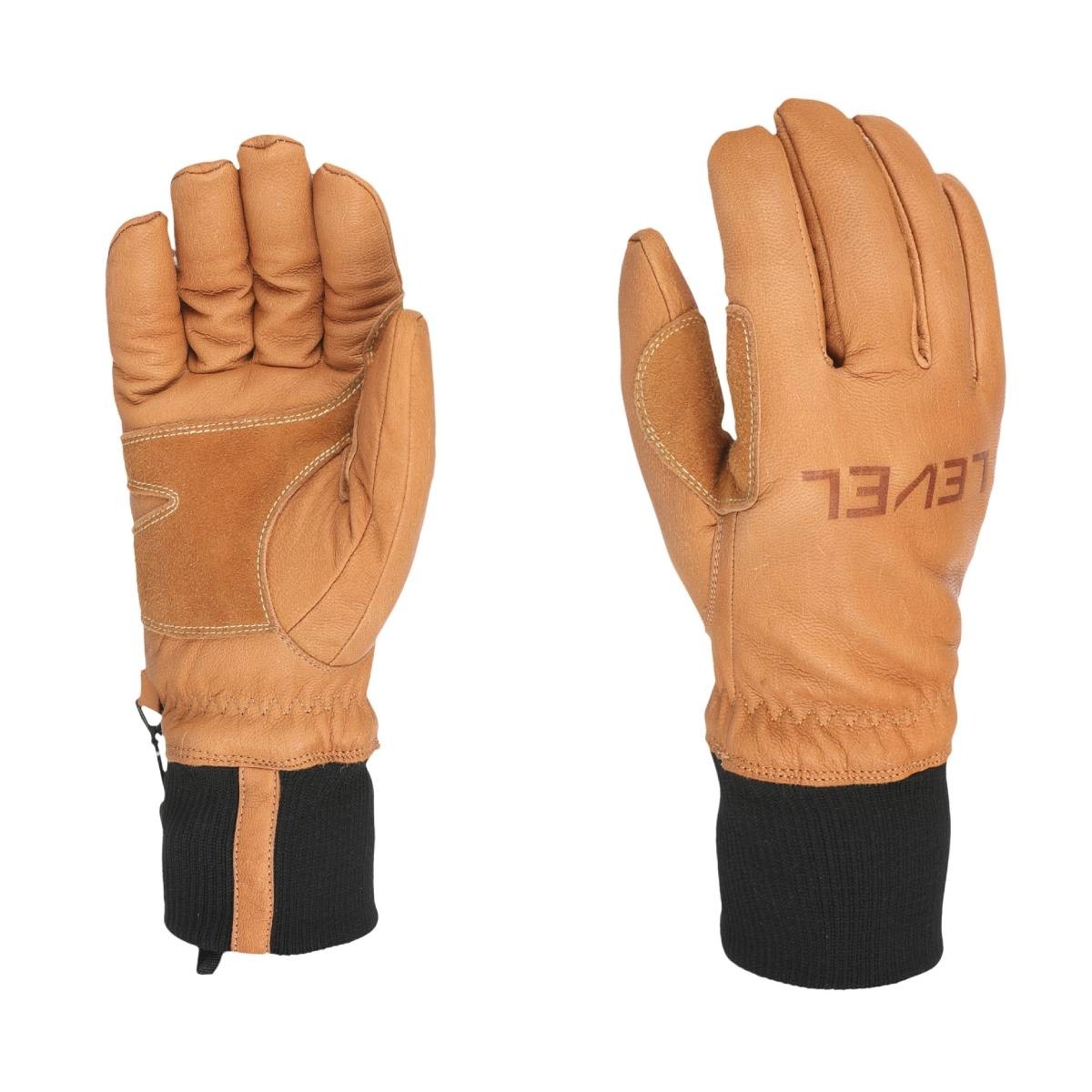 Tan leather ski gloves online