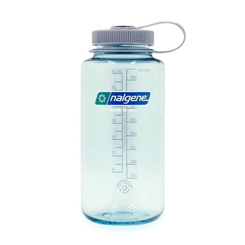 Nalgene 1L Wide Mouth Water Bottle - Clear - Clear