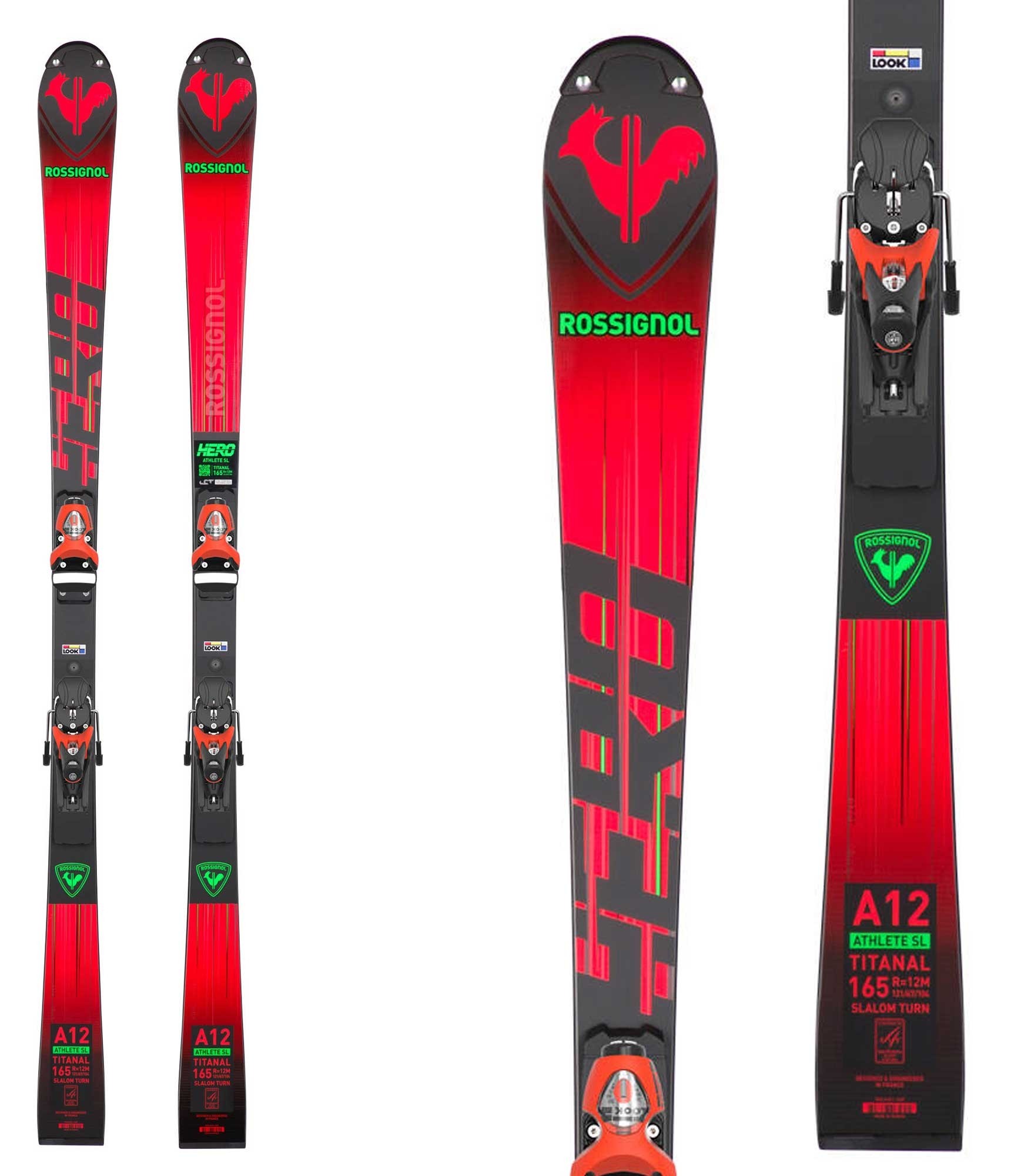 skis ROSSIGNOL HERO ELITE SL LIMITED TI 2022, titanal, grip walk +