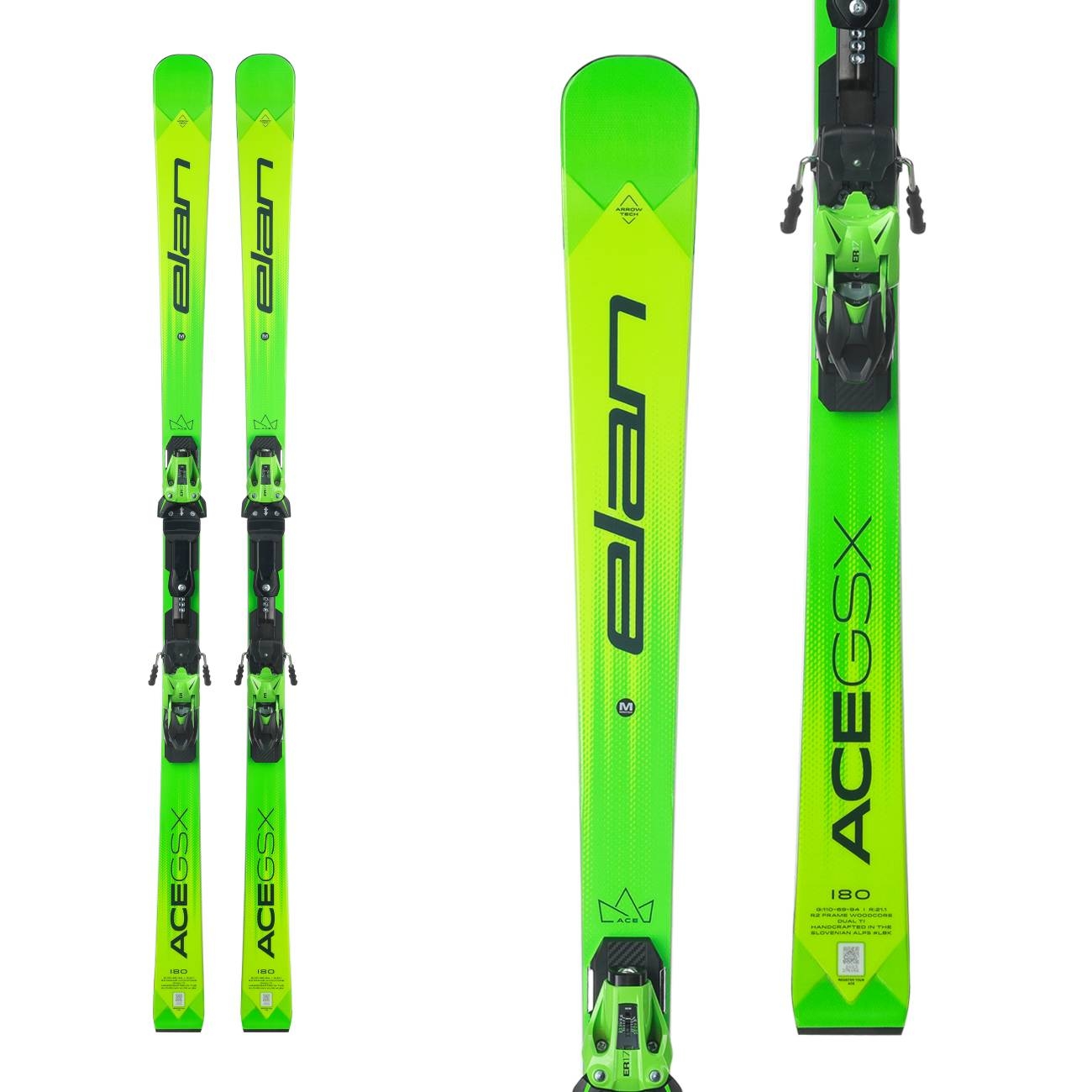Elan skis ACE GSX Master plate