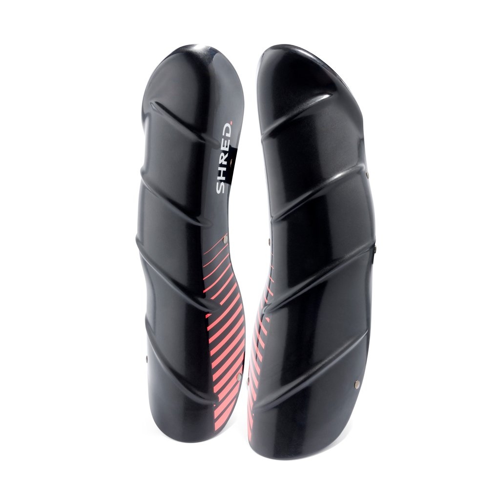 Shred. Carbon Shin Guards black/rust