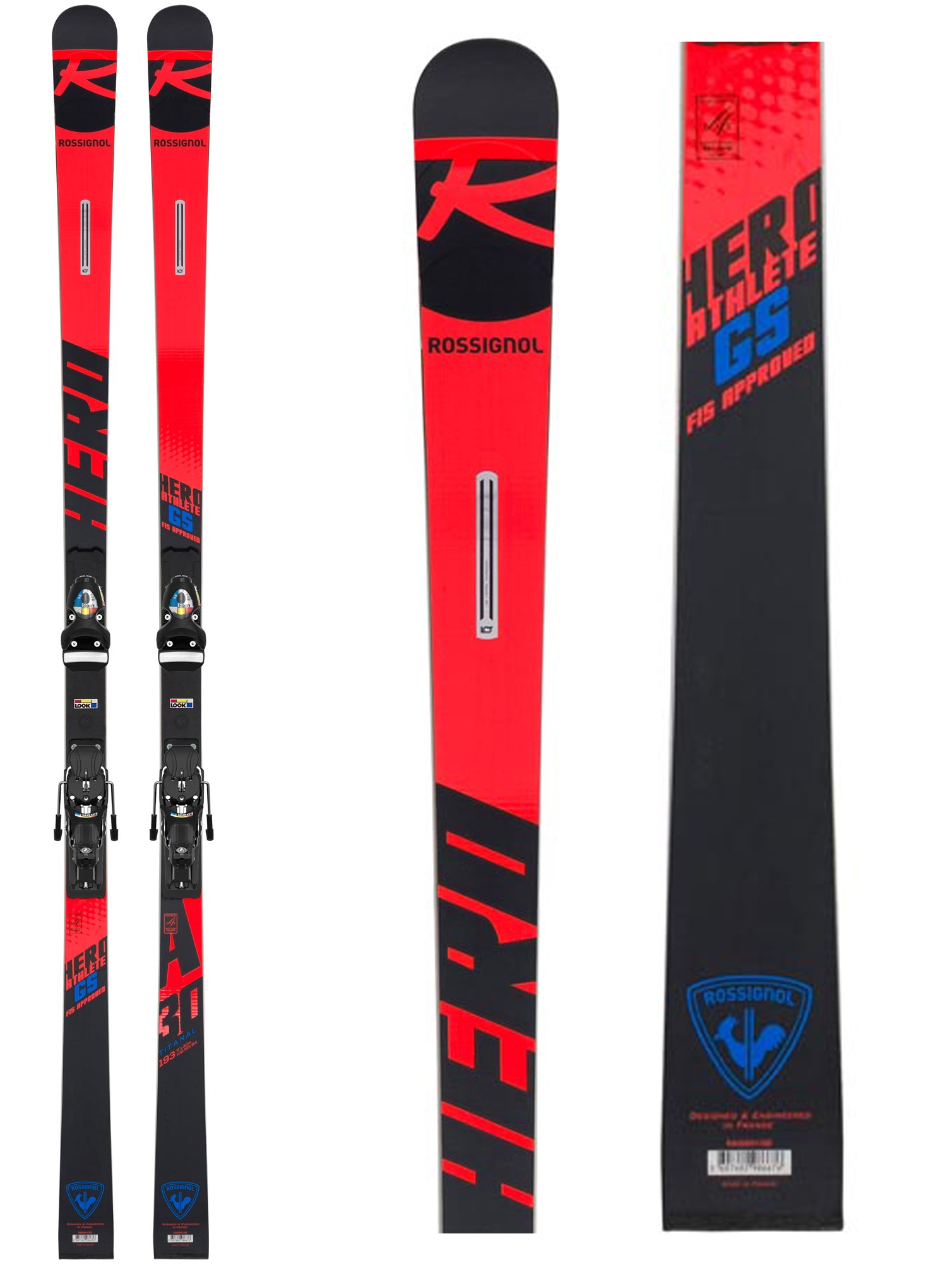 品質保証限定ロシニョールHERO ATHLETE GS　182cm　R25 スキー